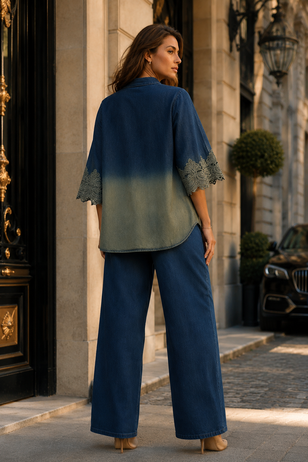 Sage Denim Coord Set